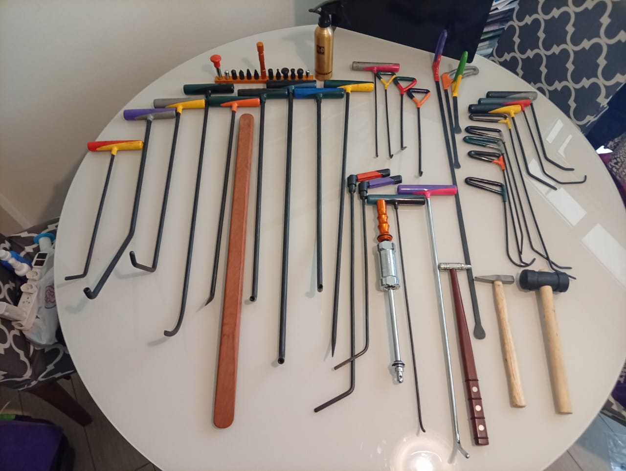 Kit de micro pintura automotiva para reparo de riscos