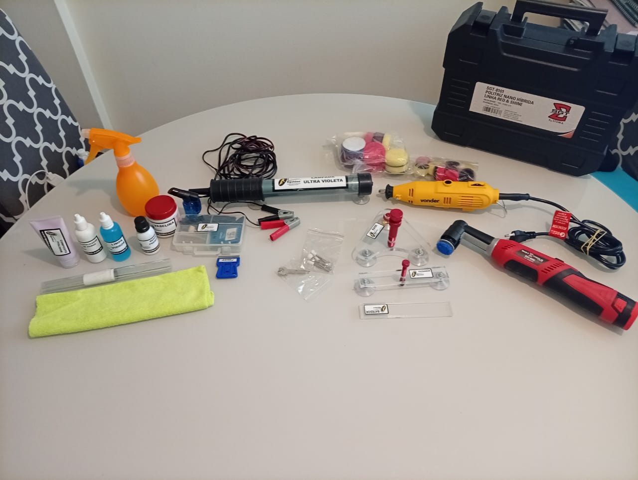 Equipamento para reparo de para-brisas e vidros automotivos